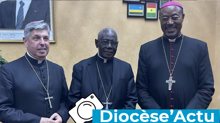 Visite du cardinal Robert Sarah à Obala-Cameroun